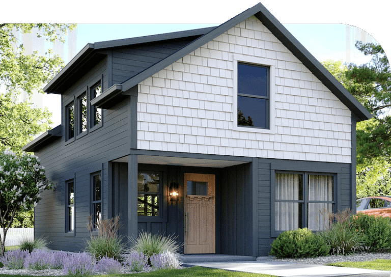 small two story house by gablewick